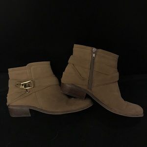 Tan booties